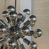 Mid Century Modern Chrome Sputnik Chandelier