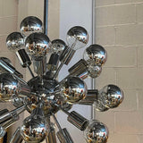 Mid Century Modern Chrome Sputnik Chandelier