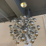 Mid Century Modern Chrome Sputnik Chandelier
