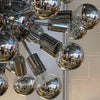 Mid Century Modern Chrome Sputnik Chandelier