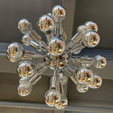 Mid Century Modern Chrome Sputnik Chandelier