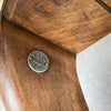 Mid Century Adjustable Oak And Leather Office Chair