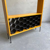cFsignature Mid Century Modern Dry Bar With Wine Rack