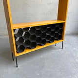 cFsignature Mid Century Modern Dry Bar With Wine Rack