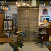 Antique Steel And Brass Roll Top Valuables Safe Display Cabinet