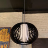 Mid Century Caged Pendant Light