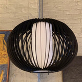 Mid Century Caged Pendant Light