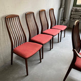 Danish Modern Dining Chairs By Preben Schou