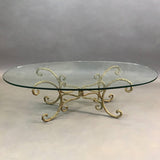 Braided Gilt Rope Coffee Table