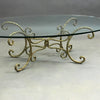 Braided Gilt Rope Coffee Table