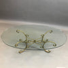 Braided Gilt Rope Coffee Table