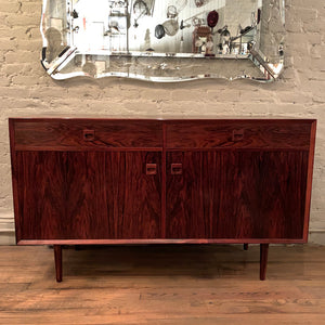 Danish Modern Rosewood Sideboard Credenza by E. Brouer for Brouer Møbelfabrik