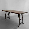 Industrial Maple Block Work Table Console
