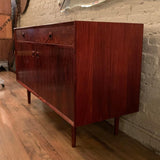 Danish Modern Rosewood Sideboard Credenza by E. Brouer for Brouer Møbelfabrik