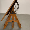 Industrial Oak Maple Drafting Table