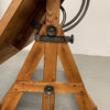 Industrial Oak Maple Drafting Table