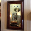 Antique Carved Mahogany Picture Frame Mirror