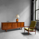 Danish Modern Teak Sideboard Credenza By Dyrlund