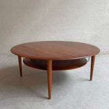 Round Teak Coffee Table By Peter Hvidt And Orla Molgaard Nielsen