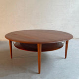 Round Teak Coffee Table By Peter Hvidt And Orla Molgaard Nielsen