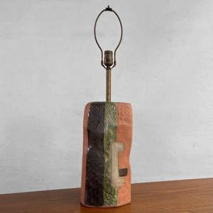 Abstract Art Pottery Table Lamp By Marianna von Allesch