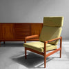 Danish Modern Teak Lounge Chair By Borge Jensen