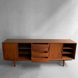 Danish Modern Teak Sideboard Credenza By Dyrlund