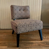 Custom Hollywood Regency Style Slipper Chair