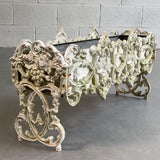 Ornate Hollywood Regency Cast Aluminum and Zinc Outdoor Garden Planter