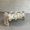 Ornate Hollywood Regency Cast Aluminum and Zinc Outdoor Garden Planter