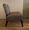 Custom Hollywood Regency Style Slipper Chair
