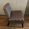 Custom Hollywood Regency Style Slipper Chair