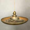 Faceted Mirror Pendant Light