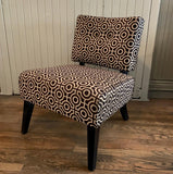 Custom Hollywood Regency Style Slipper Chair