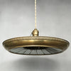 Faceted Mirror Pendant Light