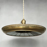 Faceted Mirror Pendant Light