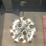 Mid Century Modern Chrome Sputnik Chandelier
