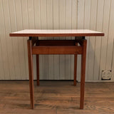 Walnut Floating Side Table By Jens Risom
