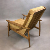 Italian High Back Lounge Chair
