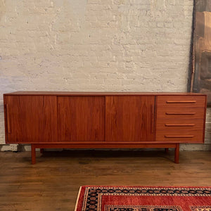 Danish Modern Teak Credenza Sideboard By Dyrlund