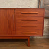 Danish Modern Teak Credenza Sideboard By Dyrlund