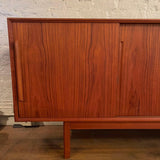Danish Modern Teak Credenza Sideboard By Dyrlund
