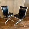 Pair Of Mid Century Modern Swivel Chairs