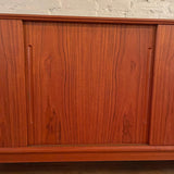 Danish Modern Teak Credenza Sideboard By Dyrlund