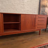 Danish Modern Teak Credenza Sideboard By Dyrlund