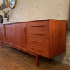 Danish Modern Teak Credenza Sideboard By Dyrlund