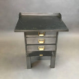 Brushed Steel Printer's Work Station