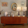 Danish Modern Teak Credenza Sideboard By Dyrlund