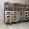 Industrial Brushed Steel File Storage Console