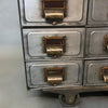 Industrial Brushed Steel File Storage Console